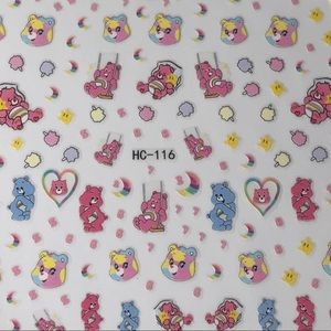 Care Bears Nail Art Stickers